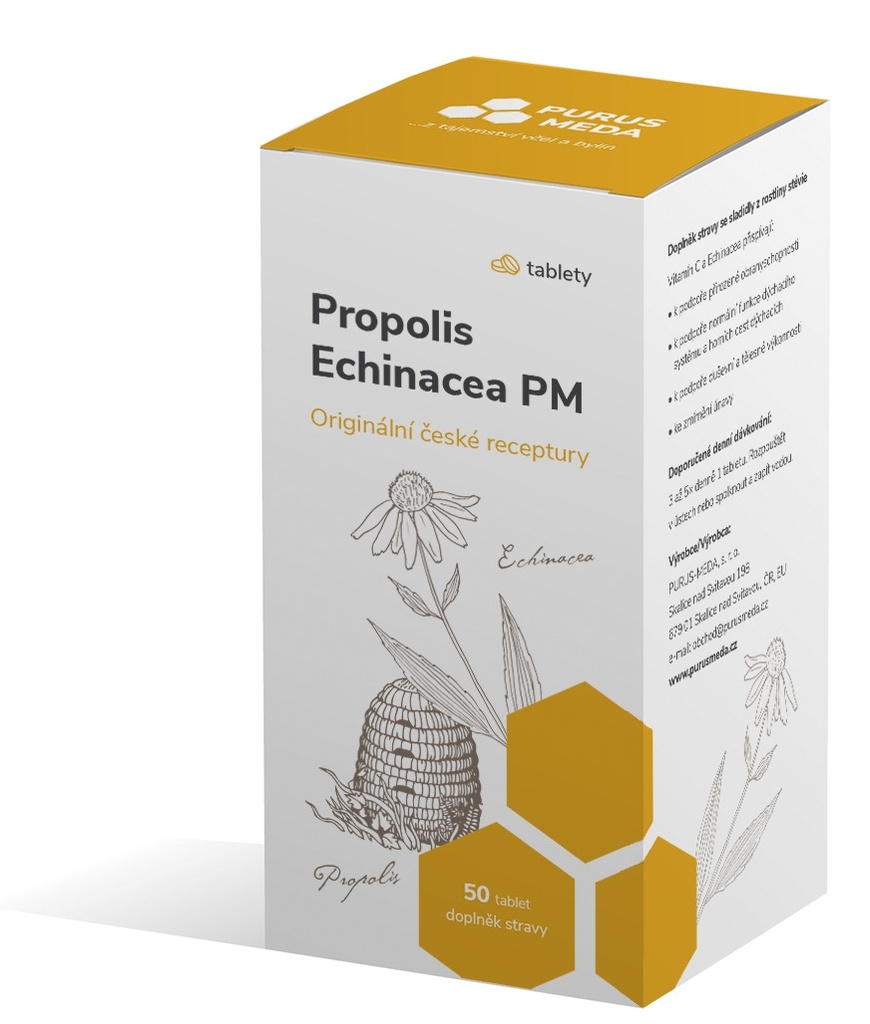 Purus Meda Propolis Echinacea 50 tbl.