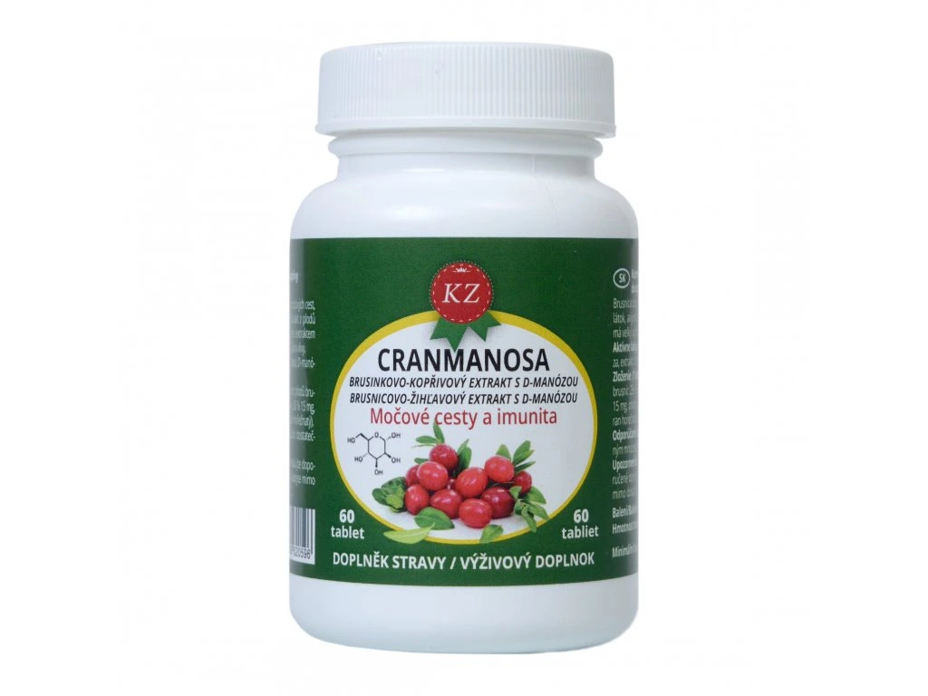 Naturprodukt Cranmanosa močové cesty a imunita 60 tbl.